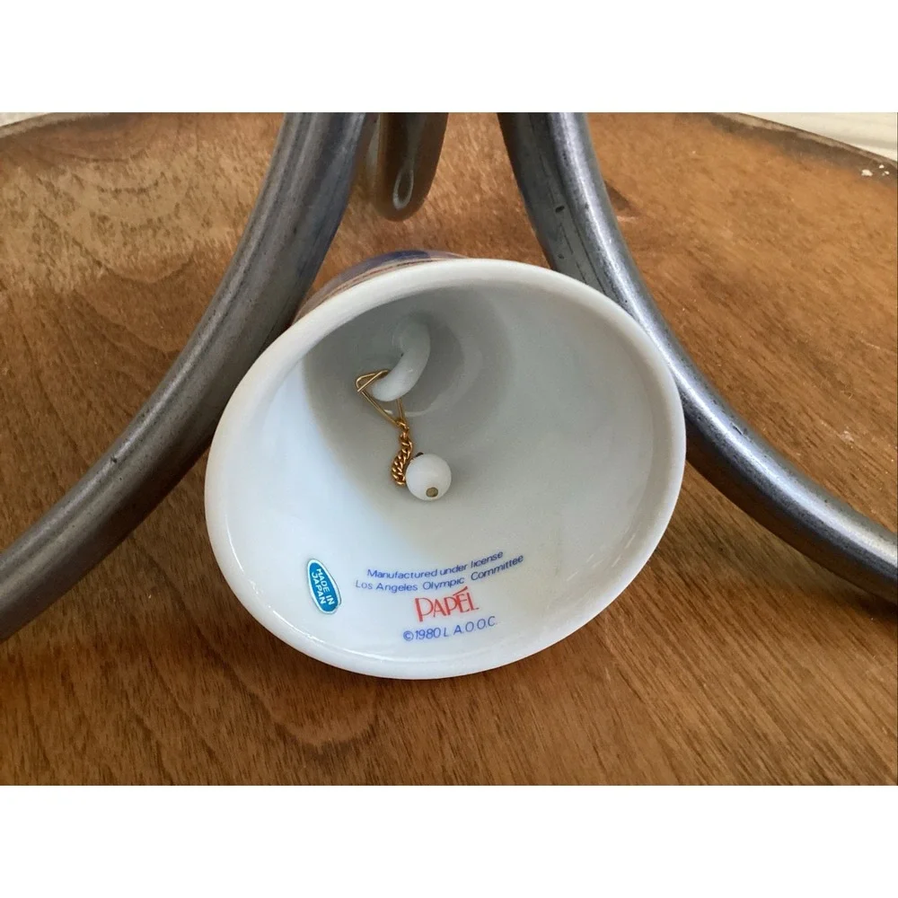 Los Angeles XXIIIOlympic Games 1984 Porcelain Bell 4.5